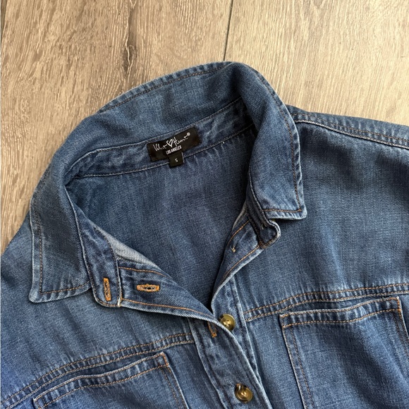 Denim button up - Picture 2 of 4